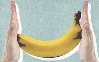 Ang laki ng titi para sa halimbawa ng isang saging